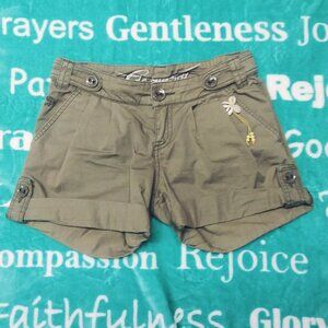Espirit Cuffed Decorative Beach Shorts Size 32